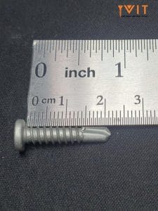 Vít đầu dù mạ kẽm 4.8×22mm: Chuyên bắt đai kẹp Klip-Lock